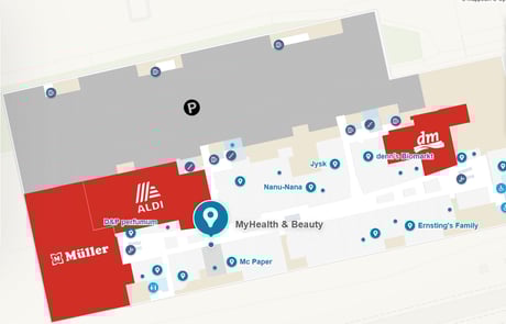 Centerplan Düsseldorf Arcaden Lage MY