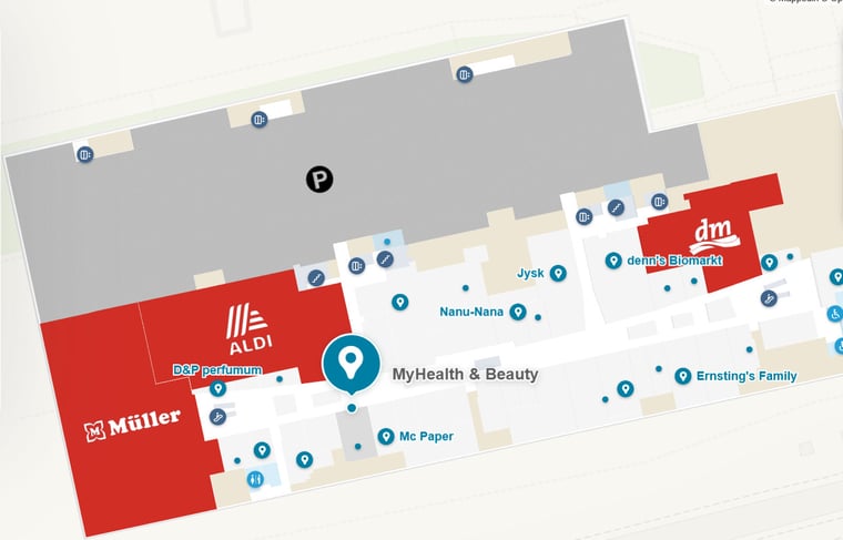 Lageplan Düsseldorf Arcaden